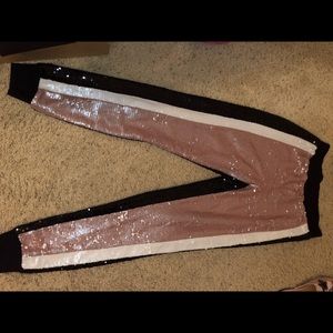 BCBG Sequence jogger pants